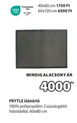 JYSK FRYTLE LÁBTÖRLŐ ajánlat