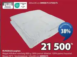 JYSK RUNDEGGI paplan ajánlat