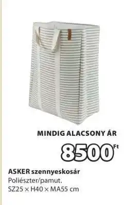 JYSK ASKER szennyeskosár ajánlat