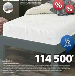JYSK DREAMZONE REVA GS60 rugós matrac ajánlat