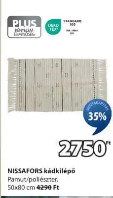 JYSK NISSAFORS kádkilépő ajánlat