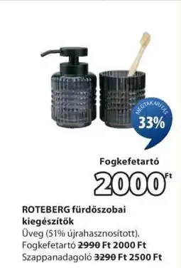 JYSK ROTEBERG fürdőszobai kiegészítők ajánlat