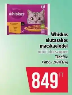 Coop Whiskas alutasakos macskaeledel ajánlat