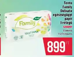 Coop Tento Family Delicate egészségügyi papír ajánlat