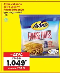 Interspar Aviko Julienne extra vékony hasábburgonya ajánlat
