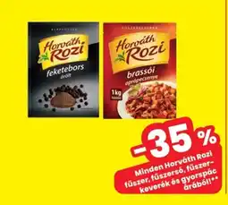 Interspar Minden Horváth Rozi fűszer, fűszersó, fűszer ajánlat