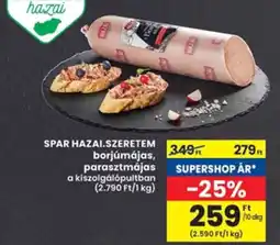 Interspar SPAR HAZAI.SZERETEM borjúmájas, parasztmájas ajánlat