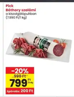 Interspar Pick Báthory szalámi ajánlat