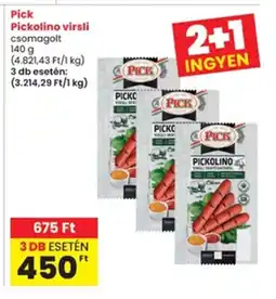 Interspar Pick Pickolino virsli ajánlat