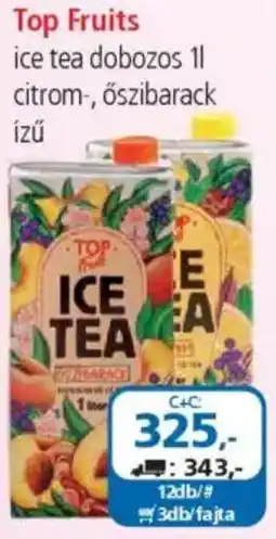 ÁRKLUB Top Fruits ice tea dobozos ajánlat