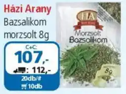 ÁRKLUB Házi Arany Bazsalikom morzsolt ajánlat