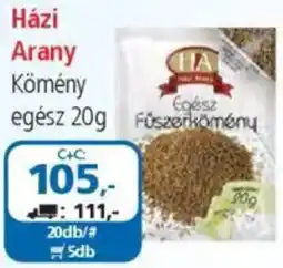ÁRKLUB Házi Arany Kömény egész ajánlat