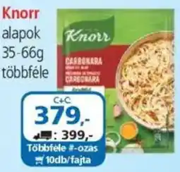 ÁRKLUB Knorr alapok ajánlat