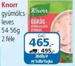 ÁRKLUB Knorr gyümölcs- leves ajánlat