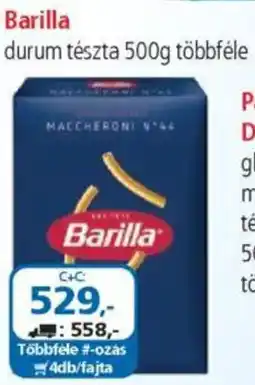 ÁRKLUB Barilla durum tészta ajánlat