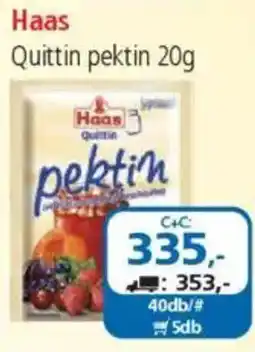 ÁRKLUB Haas Quittin pektin ajánlat
