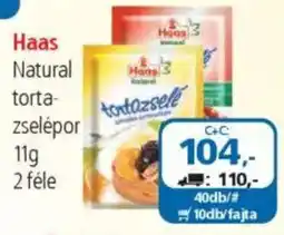 ÁRKLUB Haas Natural tortazselépor ajánlat
