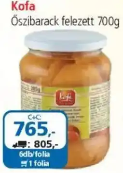 ÁRKLUB Kofa Őszibarack felezett ajánlat