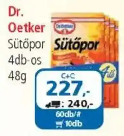 ÁRKLUB Dr. Oetker Sütőpor ajánlat