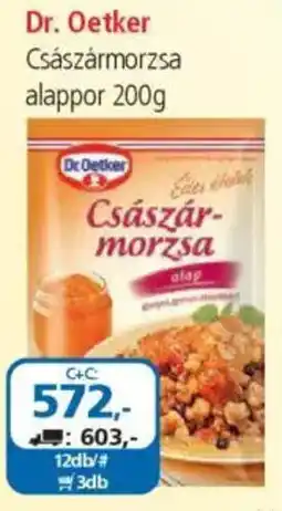 ÁRKLUB Dr. Oetker Császármorzsa alappor ajánlat