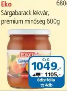 ÁRKLUB Eko Sárgabarack lekvár, prémium minőség ajánlat