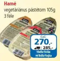 ÁRKLUB Hame vegetáriánus pástétom ajánlat