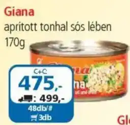 ÁRKLUB Giana aprított tonhal sós lében ajánlat