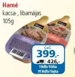 ÁRKLUB Hamé kacsa-, libamájas ajánlat
