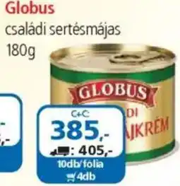 ÁRKLUB Globus családi sertésmájas ajánlat