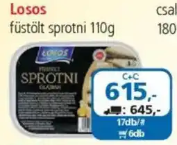 ÁRKLUB Losos füstölt sprotni ajánlat