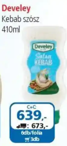 ÁRKLUB Develey Kebab szósz ajánlat