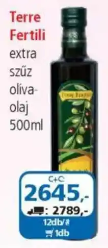 ÁRKLUB Terre Fertili extra oliva- olaj ajánlat