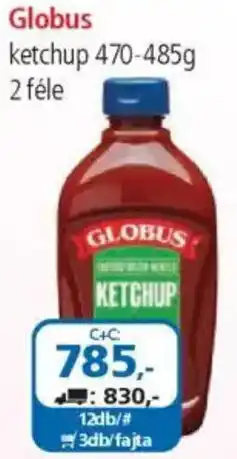 ÁRKLUB Globus ketchup ajánlat