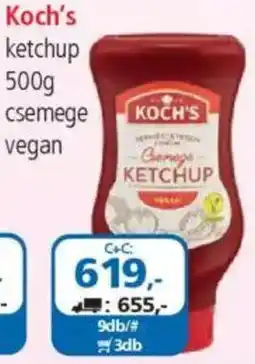 ÁRKLUB Koch's ketchup ajánlat