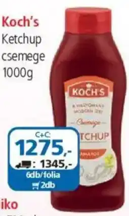 ÁRKLUB Koch's Ketchup csemege ajánlat