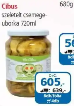 ÁRKLUB Cibus szeletelt csemege- uborka ajánlat