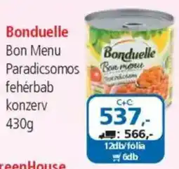 ÁRKLUB Bonduelle Bon Menu Paradicsomos fehérbab konzerv ajánlat