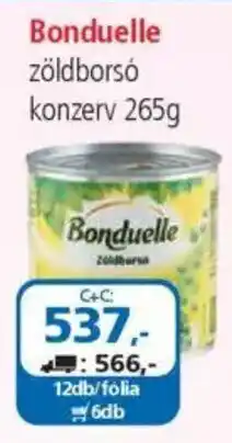 ÁRKLUB Bonduelle zöldborsó konzerv ajánlat