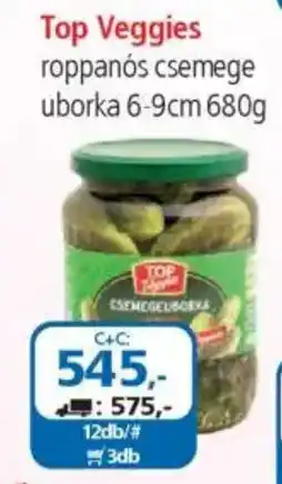 ÁRKLUB Top Veggies roppanós csemege uborka ajánlat