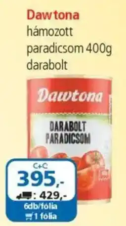 ÁRKLUB Dawtona hámozott paradicsom ajánlat