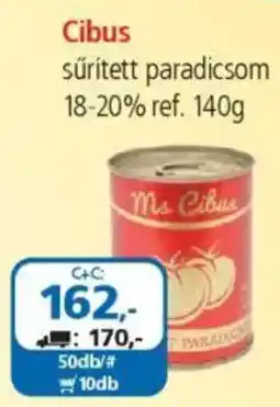 ÁRKLUB Cibus sűrített paradicsom ajánlat