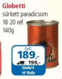 ÁRKLUB Globetti sűrített paradicsom ajánlat