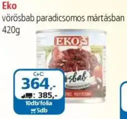 ÁRKLUB Eko vörösbab paradicsomos mártásban ajánlat