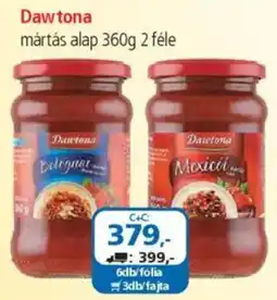 ÁRKLUB Dawtona mártás alap ajánlat