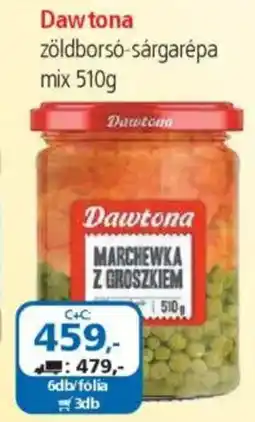ÁRKLUB Dawtona zöldborsó-sárgarépa mix ajánlat