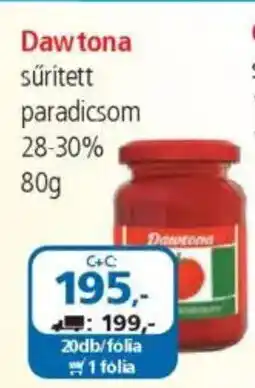 ÁRKLUB Dawtona sűritett paradicsom ajánlat