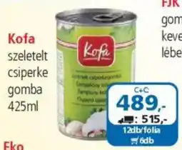ÁRKLUB Kofa szeletelt csiperke gomba ajánlat