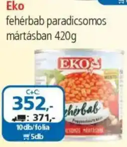 Eko fehérbab paradicsomos mártásban