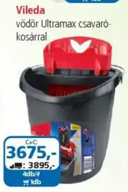 ÁRKLUB Vileda vödör Ultramax csavaró- kosárral ajánlat
