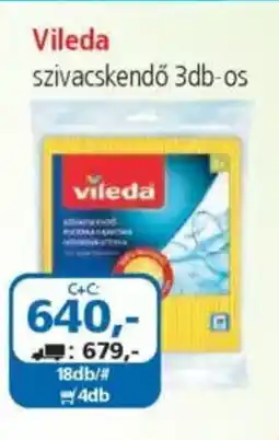 ÁRKLUB Vileda szivacskendő ajánlat